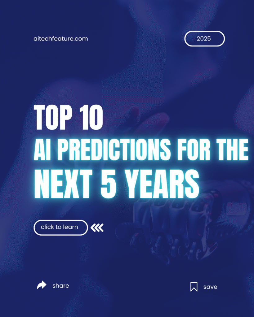 Top 10 AI predictions for the next 5 years